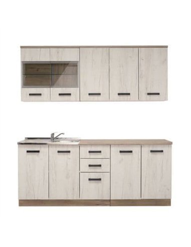 Gabriel White Oak Effect Kitchen Units, 3279