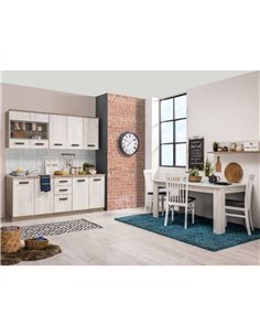 Gabriel White Oak Effect Kitchen Units, 3279 2
