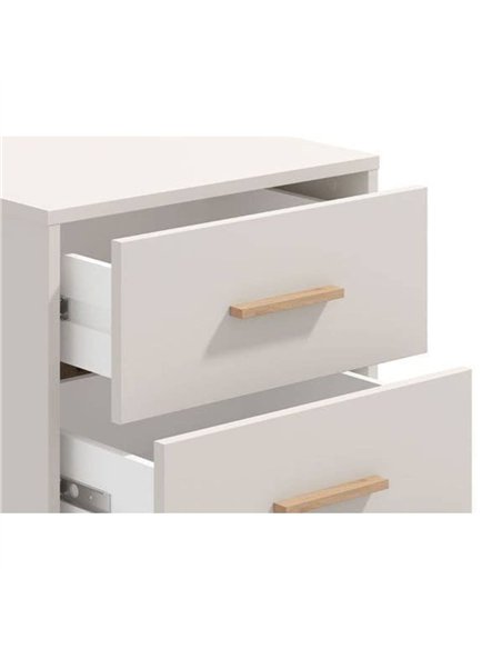 Granada Cashmere And Artisan Oak Effect Bedside Table, 3414 - pic 114870 | FastDaddyshop