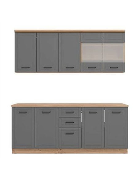 Hudson 200cm Graphite Grey Kitchen Units, 3278 - pic 114900 | FastDaddyshop