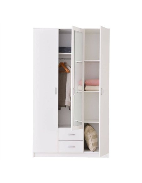 Kano White 3 Door Wardrobe, 3047 - pic 114922 | FastDaddyshop