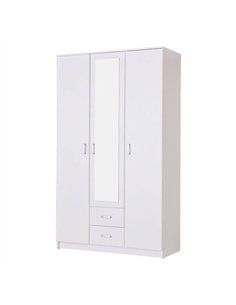 Kano White 3 Door Wardrobe, 3047