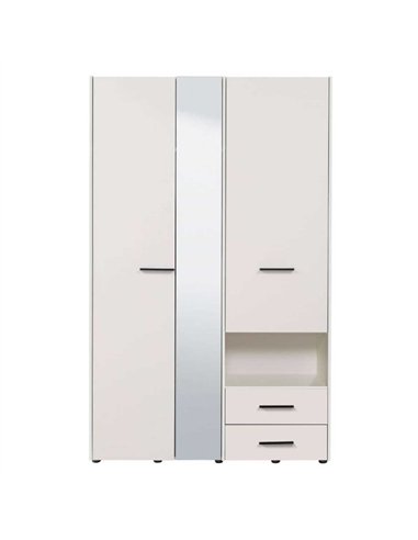 Limone White 3 Door Wardrobe, 3041