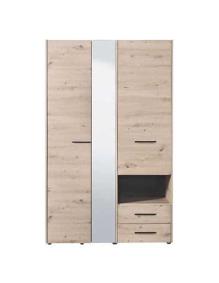 Limone Grey Oak 3 Door Wardrobe, 3042 - pic 114933 | FastDaddyshop