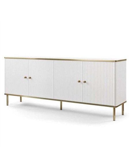 Maison White And Gold 4 Door Wide Sideboard, 3143 - pic 114951 | FastDaddyshop