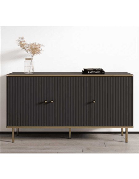 Maison Black And Gold 3 Door Sideboard, 3146 - pic 114966 | FastDaddyshop