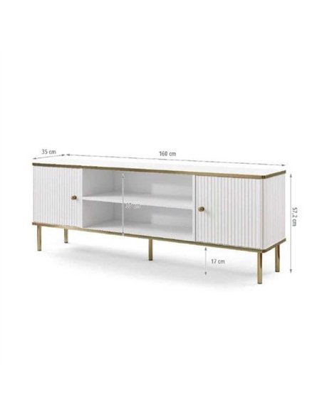 Maison White And Gold TV Unit, 3147 - pic 114974 | FastDaddyshop