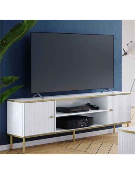 Maison White And Gold TV Unit, 3147 - pic 114976 | FastDaddyshop