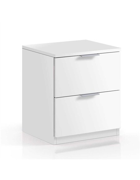 Nina 2 Drawer Bedside Cabinet Artic White, 2696 - pic 114977 | FastDaddyshop