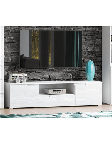 Santino White High Gloss TV Cabinet S9, 2623