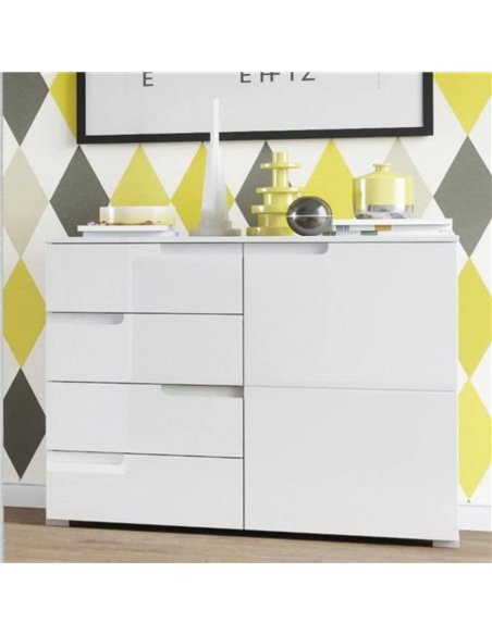 Santino White Narrow Sideboard S5, 2618 - pic 115023 | FastDaddyshop