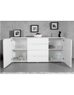 Santino White Wide Sideboard S8, 2616 2