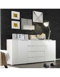 Santino White Wide Sideboard S8, 2616