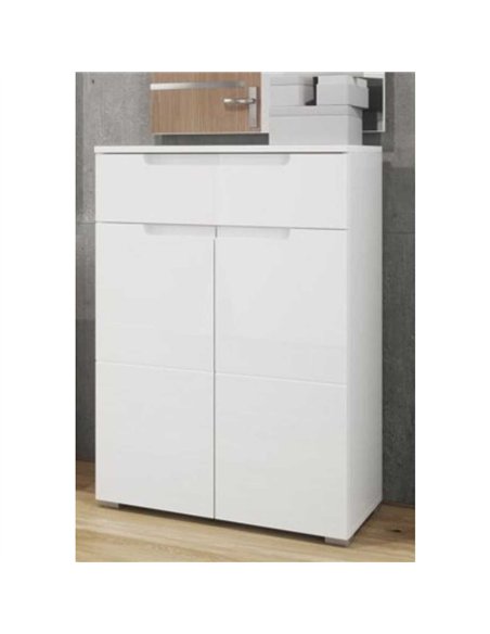 Santino White High Gloss Tall Sideboard S19, 2929 - pic 115026 | FastDaddyshop