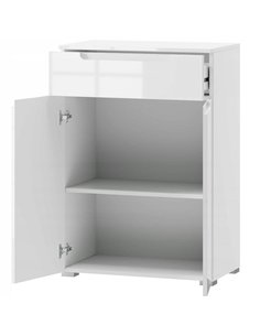 Santino White High Gloss Tall Sideboard S19, 2929 2