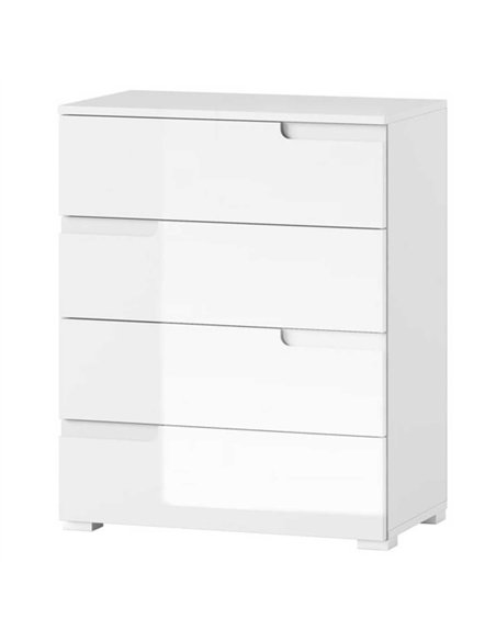 Santino White High Gloss Narrow Chest of Drawers S2, 2927 - pic 115033 | FastDaddyshop