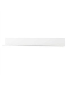 Santino White Gloss Long Floating Wall Shelf S24, 2939