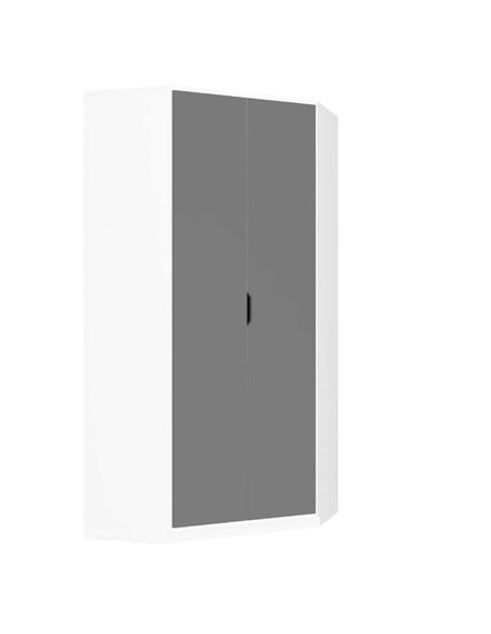 Santino Grey And White Corner Wardrobe, 2944 - pic 115050 | FastDaddyshop