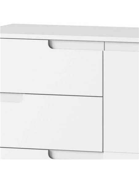 Santino White High Gloss Chest of Drawers S4, 2946 - pic 115065 | FastDaddyshop