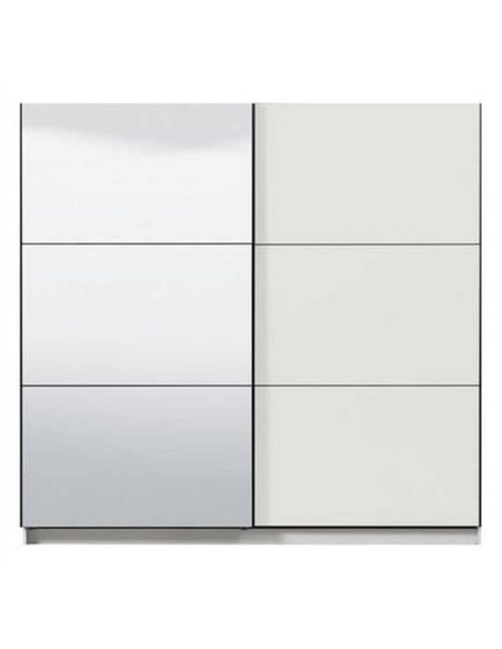 Valentina White 220cm Sliding Wardrobe with Mirror, 3045 - pic 115093 | FastDaddyshop