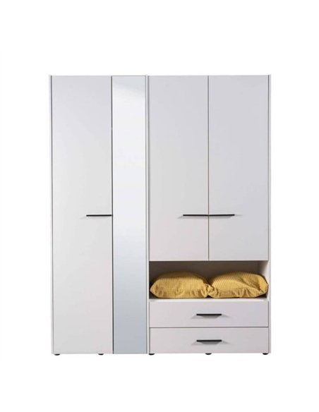 Limone White 4 Door Wardrobe, 3043 - pic 115117 | FastDaddyshop