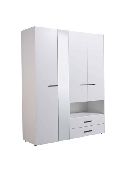 Limone White 4 Door Wardrobe, 3043 - pic 115119 | FastDaddyshop