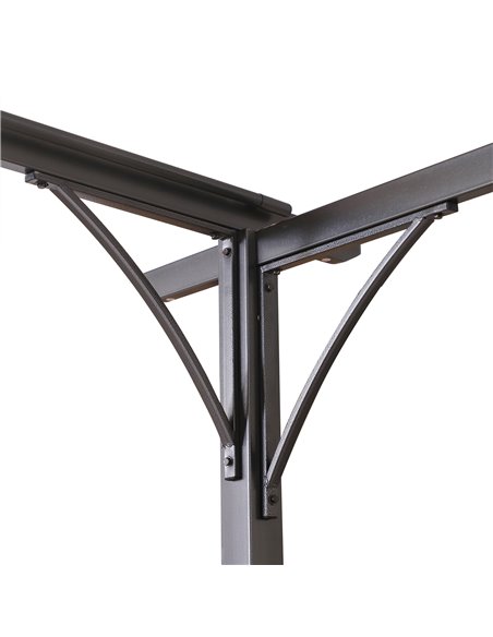 Outsunny 3.5M X 3.5M Metal Pergola Gazebo Awning Retractable Canopy Outdoor Garden Sun Shade Shelter Marquee Party BBQ, Beige - pic 11512 | FastDaddyshop