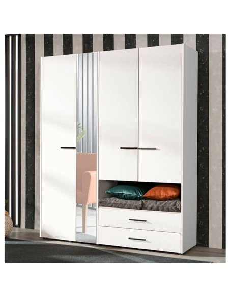Limone White 4 Door Wardrobe, 3043 - pic 115120 | FastDaddyshop