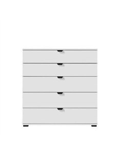 Limone Arctic White Wide 6 Drawer Chest, 3405 2