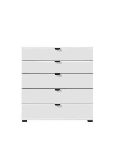 Limone Arctic White Wide 6 Drawer Chest, 3405