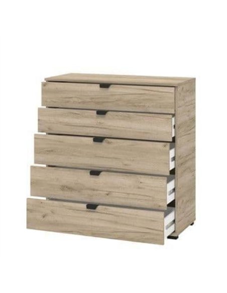Limone Oak Effect Wide 6 Drawer Chest, 3406 - pic 115131 | FastDaddyshop