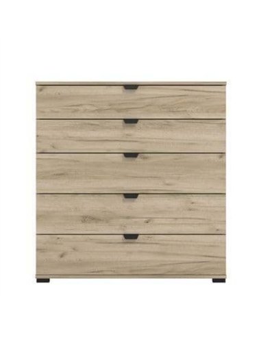 Limone Oak Effect Wide 6 Drawer Chest, 3406