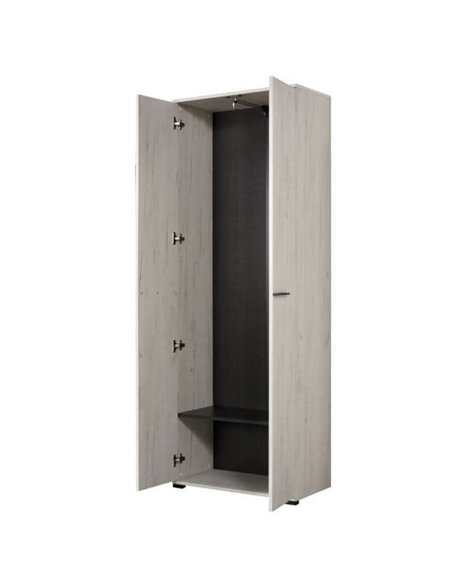 Lucerne Oak Narrow Wardrobe, 3057 - pic 115142 | FastDaddyshop