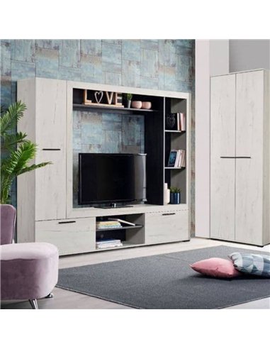 Lucerne Oak Entertainment Unit, 3058