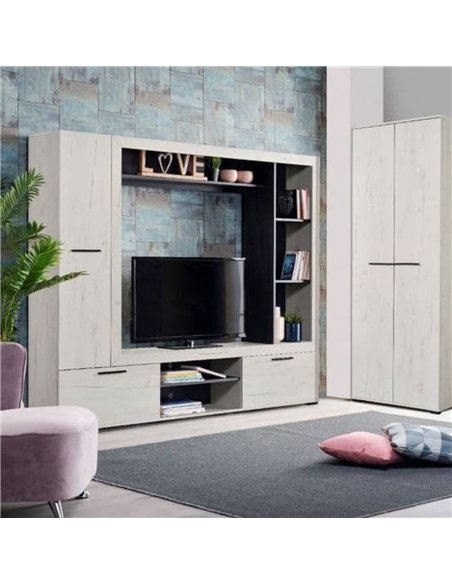 Lucerne Oak Entertainment Unit, 3058 - pic 115148 | FastDaddyshop