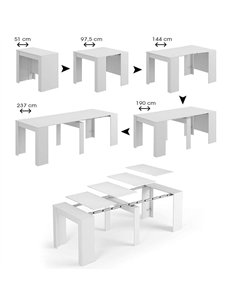 Luiz Concrete Grey Effect Large Extending Dining Table, 2603 2
