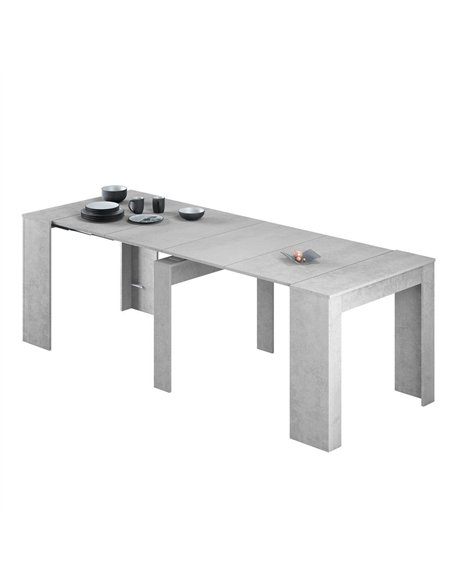 Luiz Concrete Grey Effect Large Extending Dining Table, 2603 - pic 115161 | FastDaddyshop