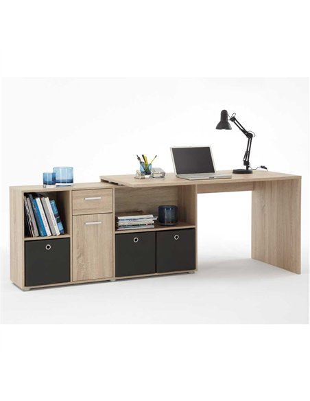Luiz Oak Flexi Corner Office Desk, 2563 - pic 115167 | FastDaddyshop