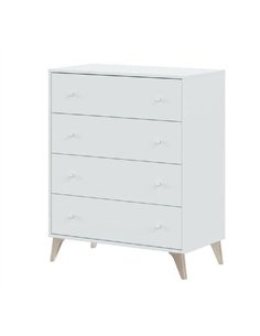 Martinelli Artic White 4 Drawer Chest, 3214
