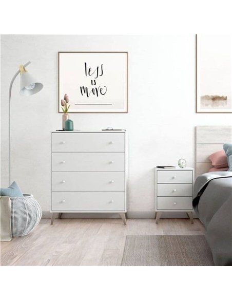 Martinelli Artic White 4 Drawer Chest, 3214 - pic 115196 | FastDaddyshop