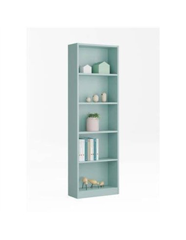 Mila Aqua Green Tall Bookcase, 3252