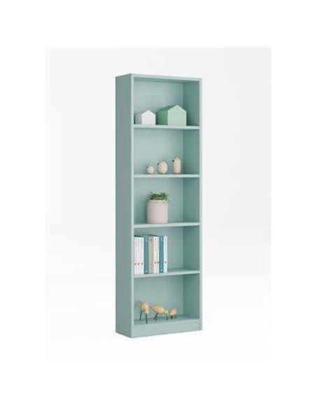 Mila Aqua Green Tall Bookcase, 3252 - pic 115230 | FastDaddyshop