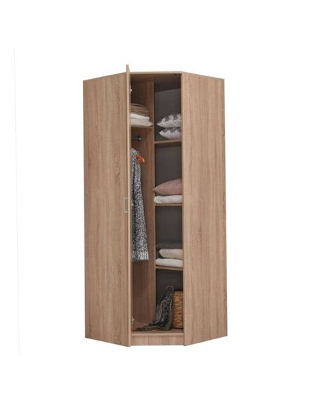 Miami Sonoma Oak Effect Corner Wardrobe, 3124 - pic 115241 | FastDaddyshop