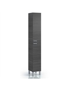 Milano Tall Bathroom Cupboard Oak Grey, 2477