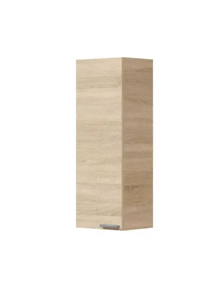 Milano Oak Effect 1 Door Small Wall Mounted Floating Bathroom Storage Cupboard, 305270BO - pic 115262 | FastDaddyshop