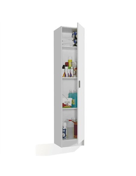 Multi Purpose White Narrow Cupboard, 2473 - pic 115274 | FastDaddyshop