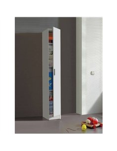 Multi Purpose White Narrow Cupboard, 2473 2