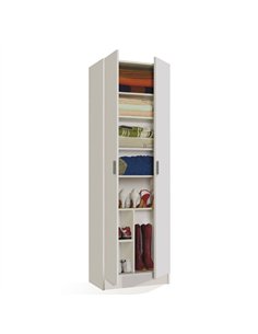 Multi Purpose White Wide Cupboard, 2472 2