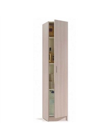 Multi Tall Narrow Oak Cupboard, 2474