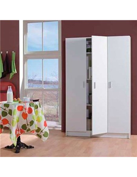 Multi Purpose White Wide Storage Cupboard 3 Door, 2591        - pic 115291 | FastDaddyshop